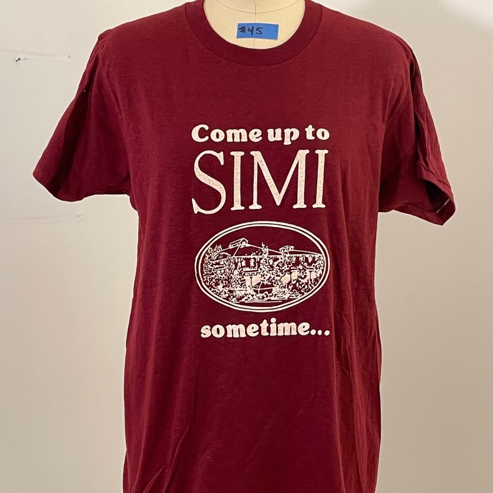 SIMI Winery - Sonoma, California Vintage Single Stitch T-Shirt, Large